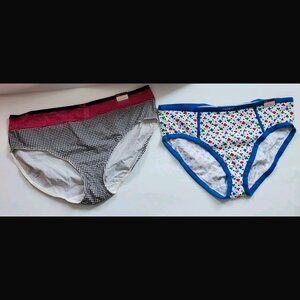 Lot of 2 NWT Cacique Lane Bryant Hipster-Cards & Houndstooth sz 26/28